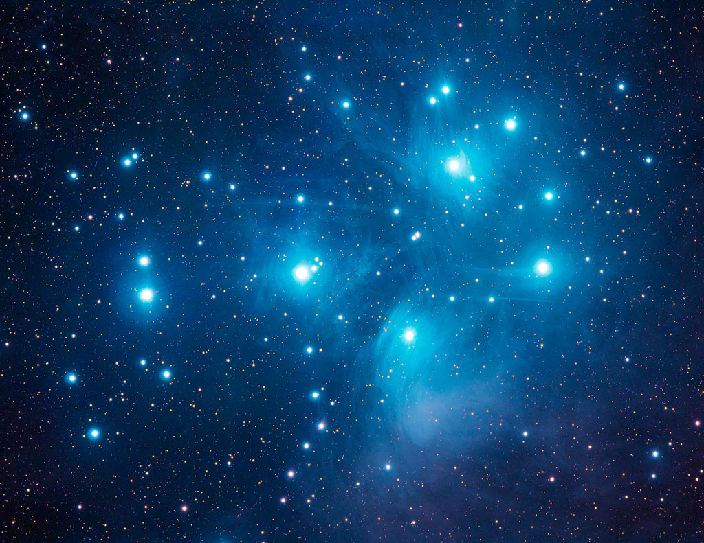 M45 The Pleiades Cluster